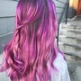 Vivid color ( unnatural hair colors)