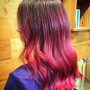 Vivid color ( unnatural hair colors)