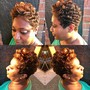 Shampoo/Style(Relaxed hair)