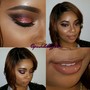 Engagement photo makeup (at salon)