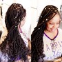 Bohemian Flip-Over Fulani/Tribal Braids