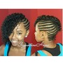 Braided Updo (natural hair)