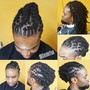 Palm Roll (Ear Length Locs)