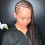 Two strand twist on natural hair