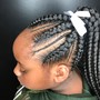 French braids ( 2 layers )