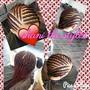 Virgin hair bundle coloring