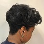 Relaxer virgin short pixie