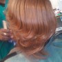 Root Touch Up w/blow dry