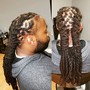 4 Feed in braids