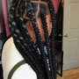 Med/small Knotless braids