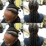 Large knotless Braids