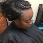 Updo braided(No Weave)