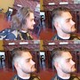 Men's haircut & full face shave