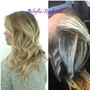 Color Root Touch Up and Haircut