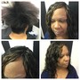 Relaxer touch up full head