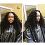 Sew In Closure w/ Curls