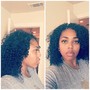 Natural hair shampoo/style deep cond./trim