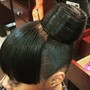 Extended ponytail(slick ponytail)