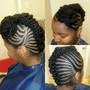 Go Natural (cut off relaxed hair)