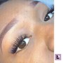 Colored lash extensions