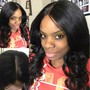 Frontal quick weave