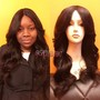 lace closure sew-in with a wash