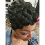 Silk press w/ moisture treatment