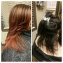 PermanentColor retouch with blowout