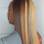 Shampoo /Flat Iron (Shoulders to Mid Back Length)