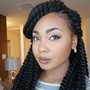 Natural box braids