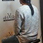 Mens Partial Head Cornrows