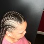 Small French braids