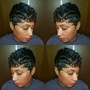 Natural Quickweave w/braids