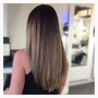 Full highlights, cut and style