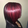 Texturizer / hair cut / color gloss