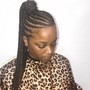 Goddess human hair braids