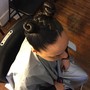 Extended Ponytail/Bun