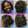 Comb / 2 Strand Twists/ Braid Out