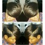 Shampoo and Sleek Ponytail on Natural Hair