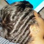 Shampoo and Basic Style (Relaxed Hair, less than 1in new growth)