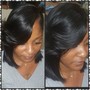 Glueless closure wig install