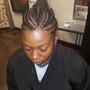 MEDIUM Triangle Box Braids