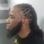 Men Braids on Tapered Cut