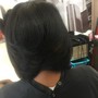 Haircut w/shampoo blow dry long/ex long