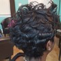 Shampoo and Style Natural Hair Blow Out