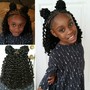 Kids braids(no weave)