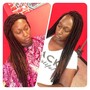 Large Box Braids (mid-back)