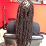 Large Box Braids (mid-back)