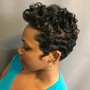 Halo relaxer/partial color rinse