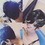 shampoo & style Pixie cut short-